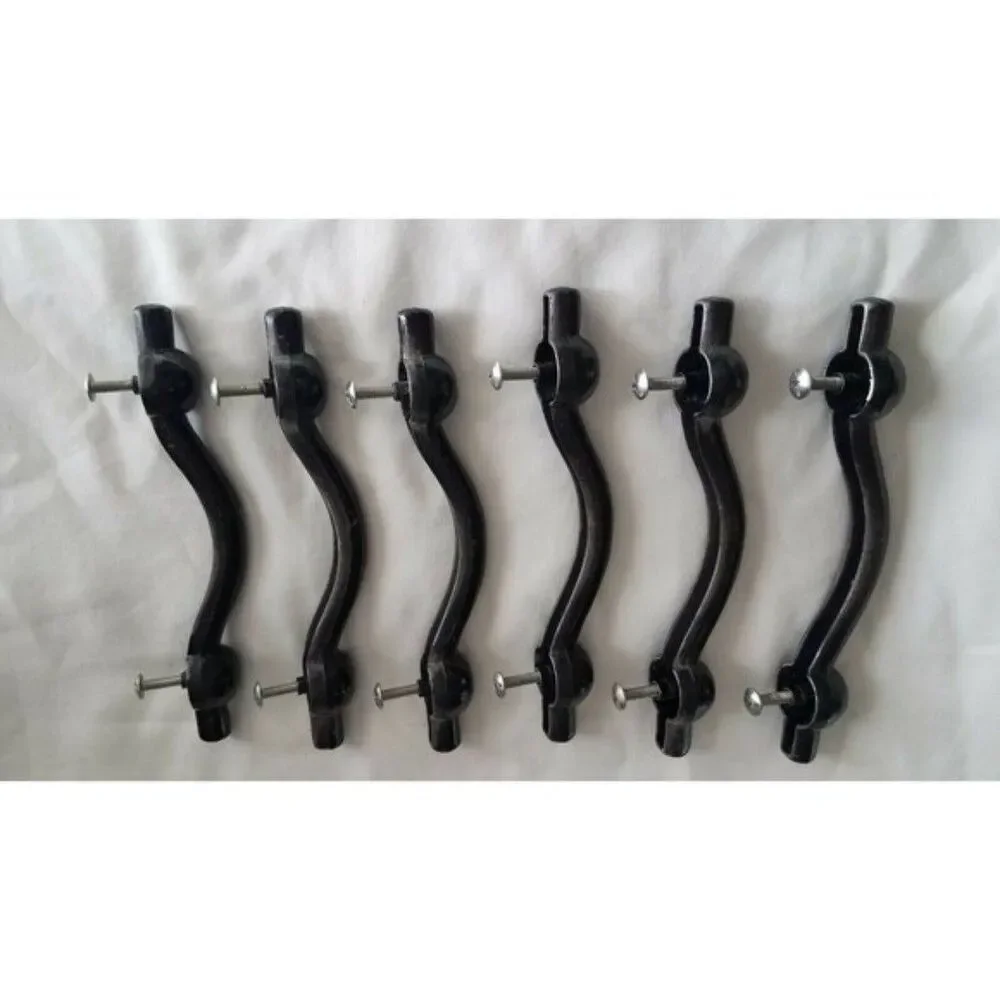Set of 6 Metal Handles Drawer Pulls Dresser Cabinet Doors Hardware Included